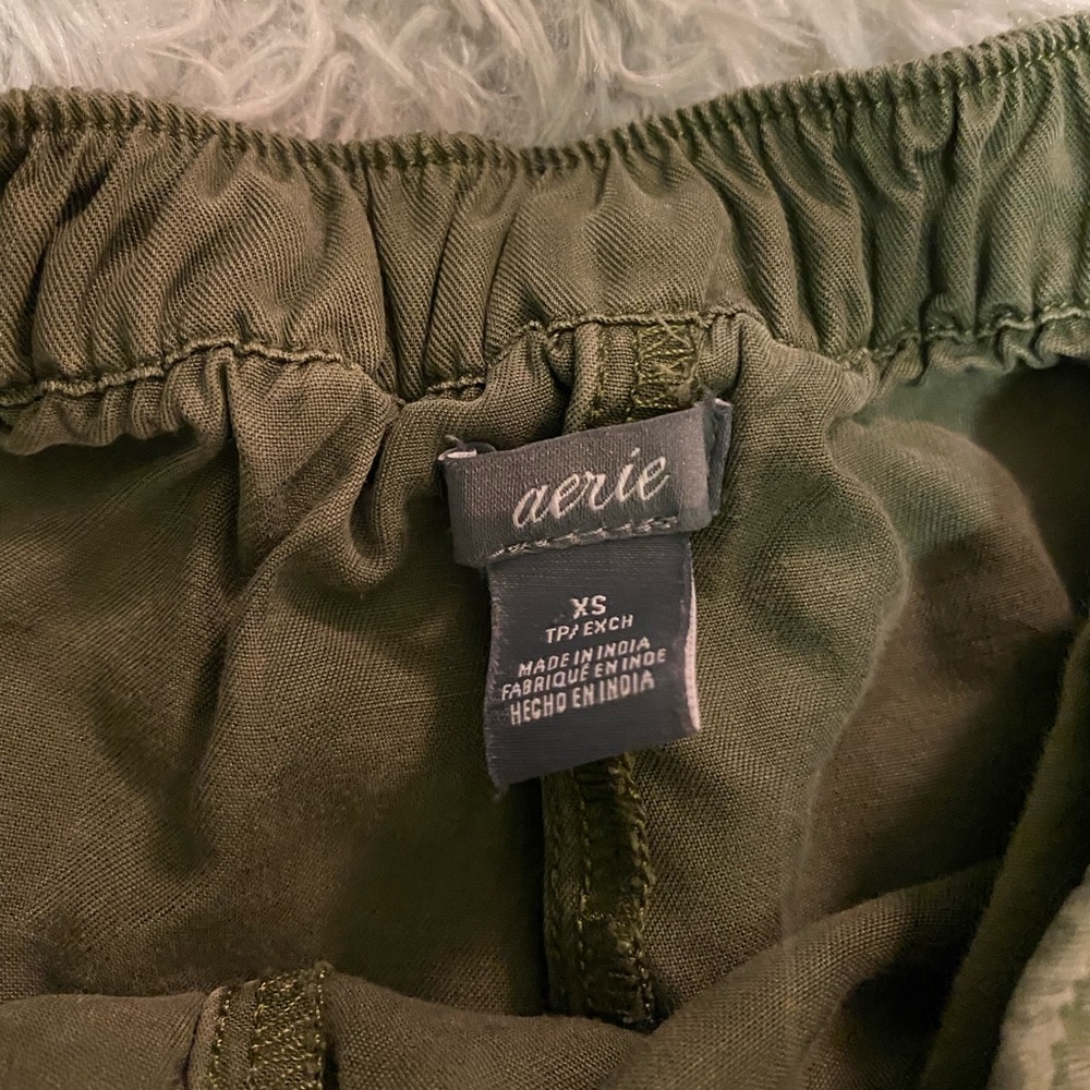 Green shorts
